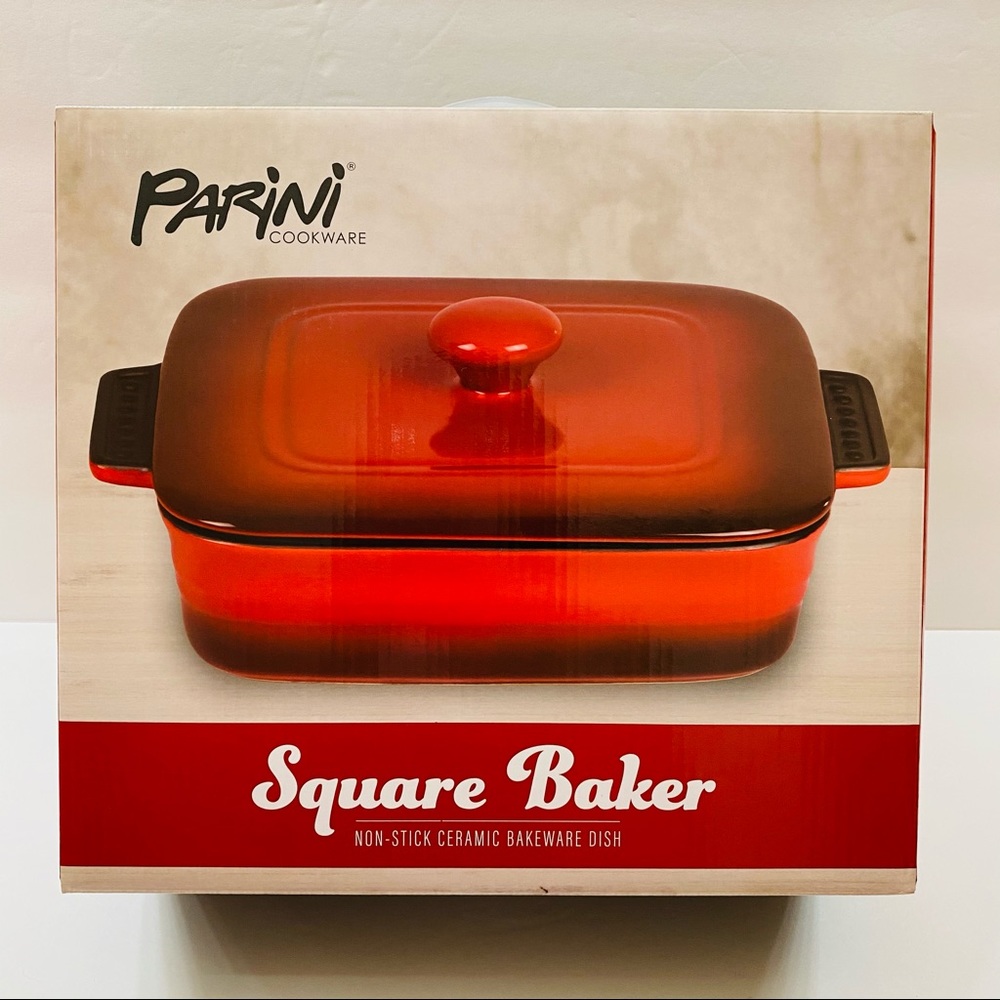 Parini Cookware square ceramic bakeware